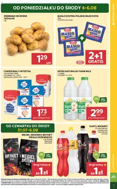 Stokrotka Gazetka od 31.07.2025 | Strona: 5 | Produkty: Kefir, Stokrotka, Masło, Cukier