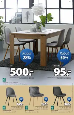 Pogląd oferty "JYSK Gazetka" - ważna od 08.10.2025 | Strona: 15 | Produkty: Stół, Krzesło
