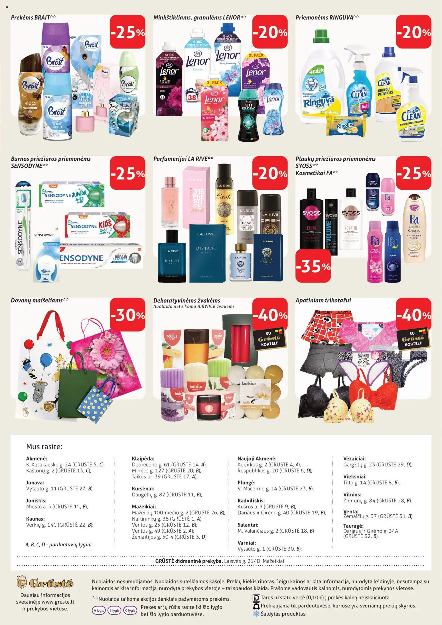 GRUSTE akcijos nuo 11.02.2026 | Puslapis: 11 | Prekių: Ploviklis