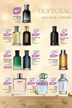 Müller Unwiderstehliche Duft-Klassiker ab 01.12.2025 gültig | Seite: 2 | Produkte: Toilette, Parfüm, Eau de Parfum, Hugo