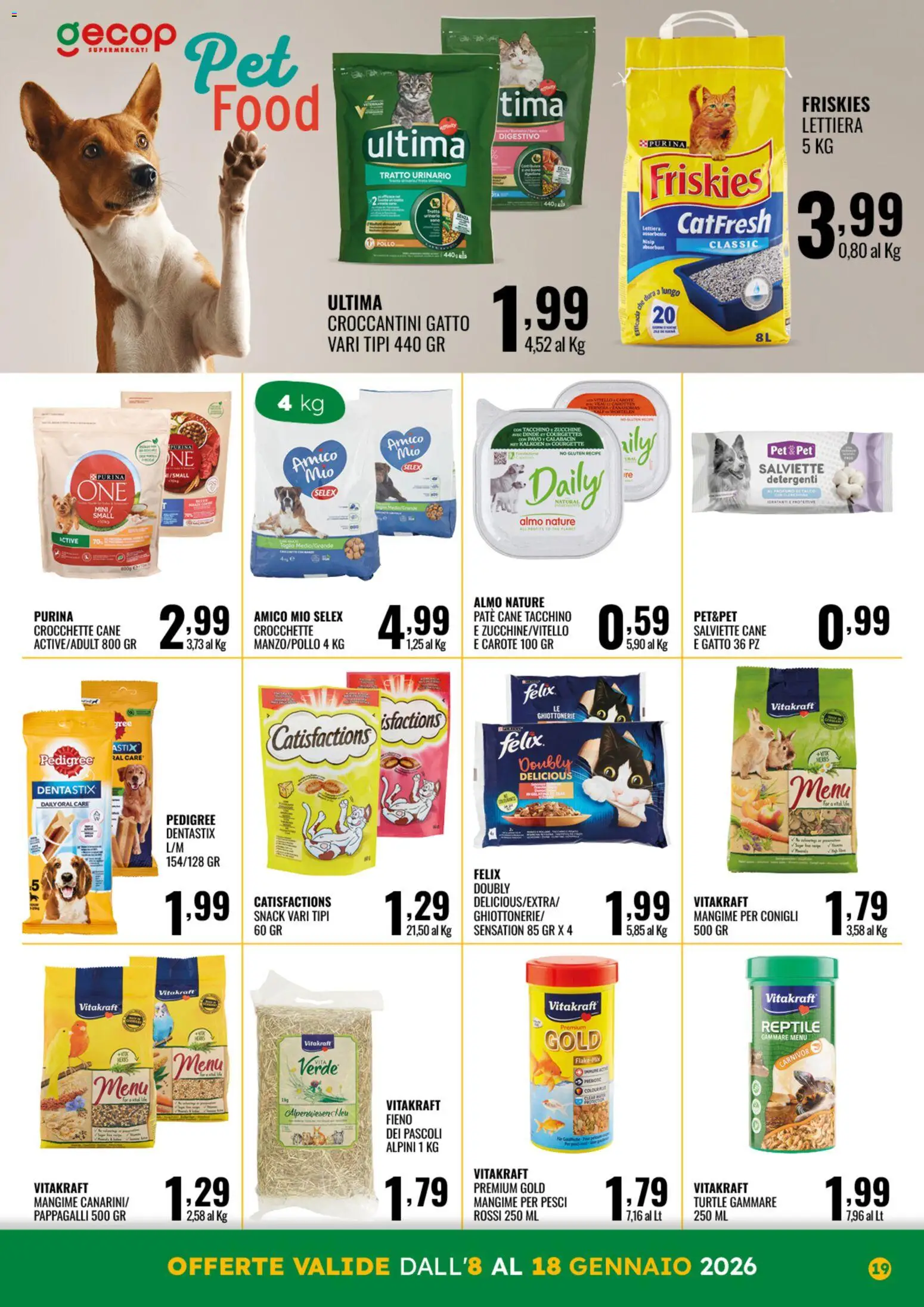 Volantino GECOP del 08.01.2026 | Pagina: 19 | Prodotti: Pollo, Tacchino, Carote, Zucchine