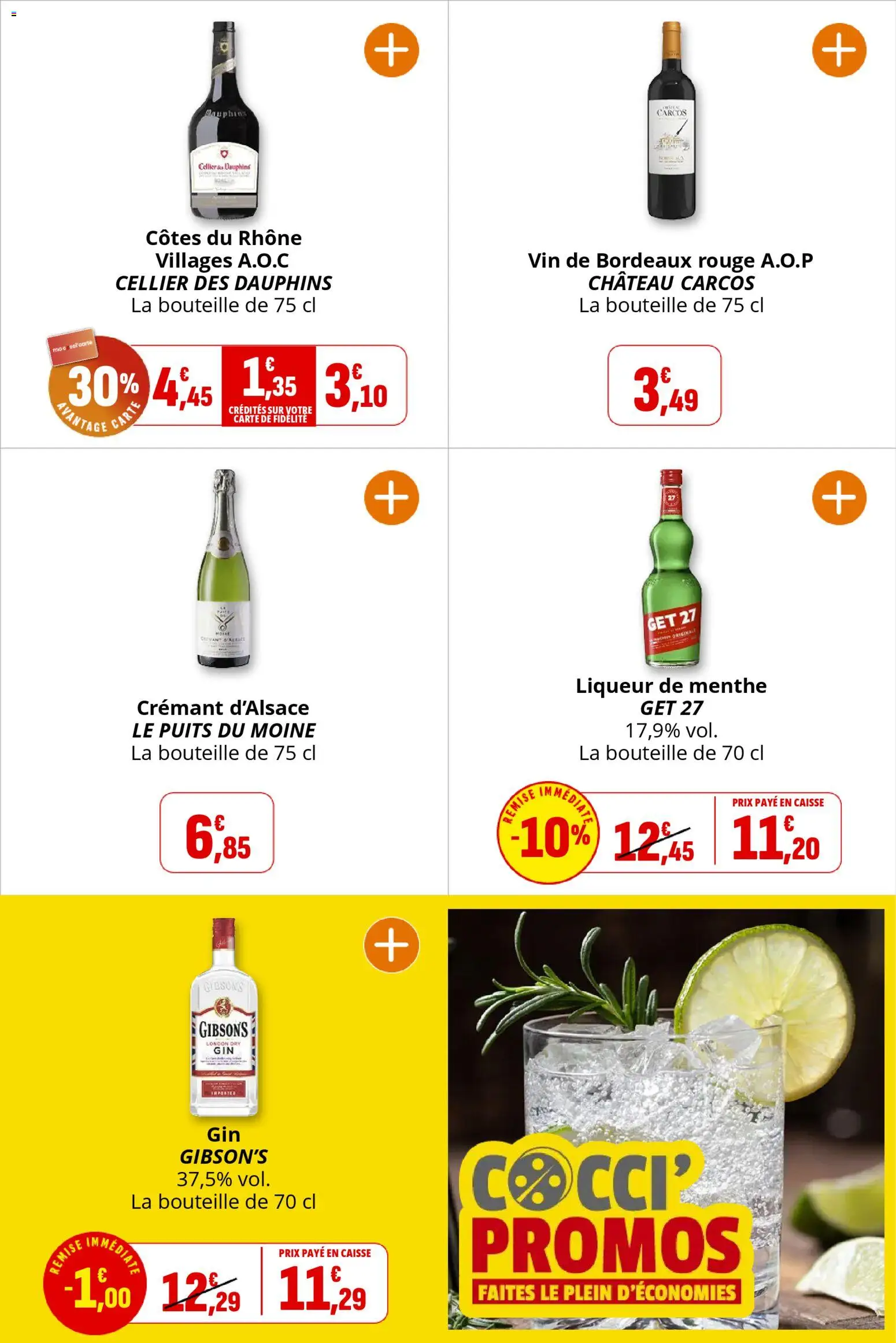 {H1} | Page: 32 | Produits: Liqueur de Menthe, Crémant, Vin, Crémant d'alsace