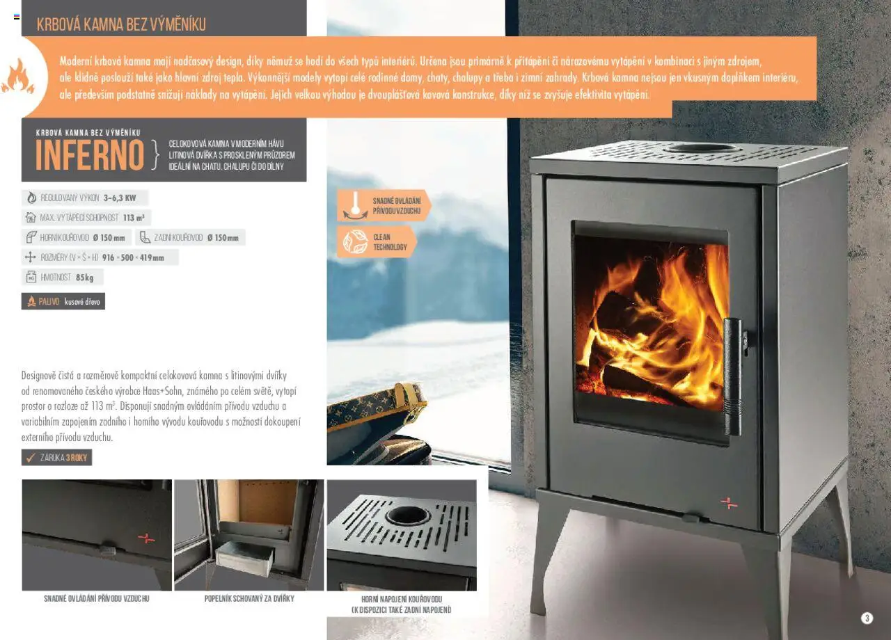 Mountfield katalog - Kamna od 23.10.2024 | Strana: 3 | Produkty: Modely