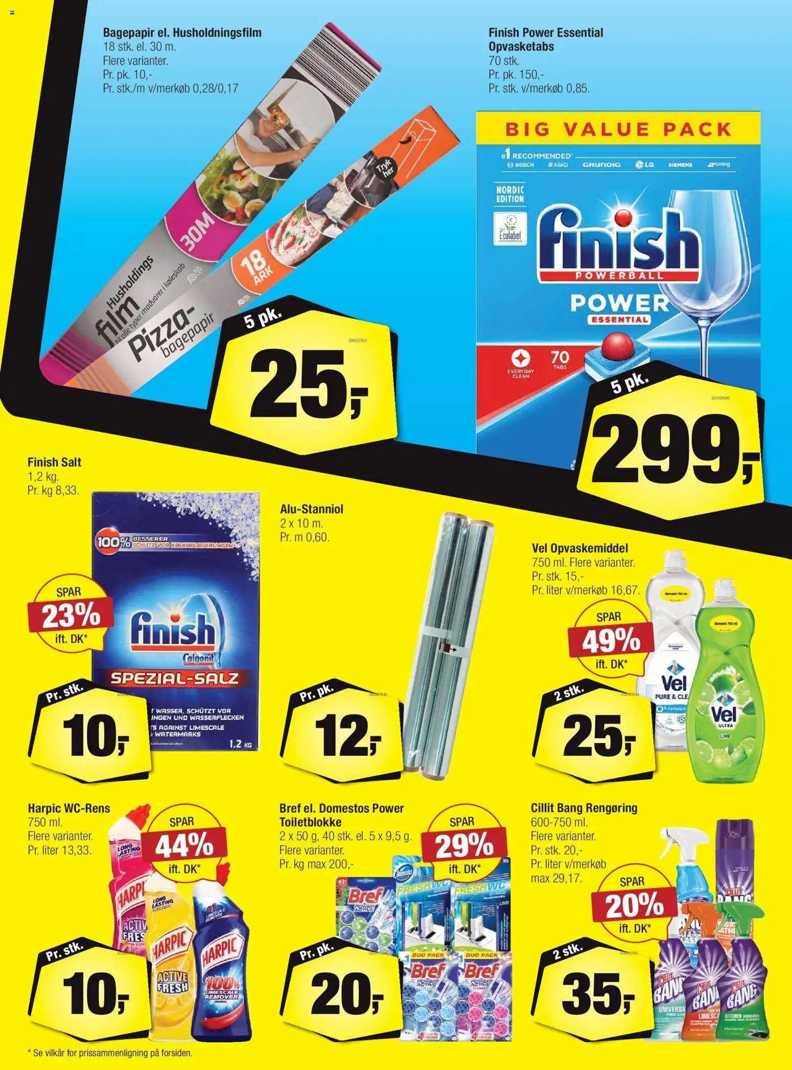 Calle tilbudsavis – gyldig fra 05.11.2025 | Side: 29 | Produkter: Pizza, Opvaskemiddel, Salt, Køleskab