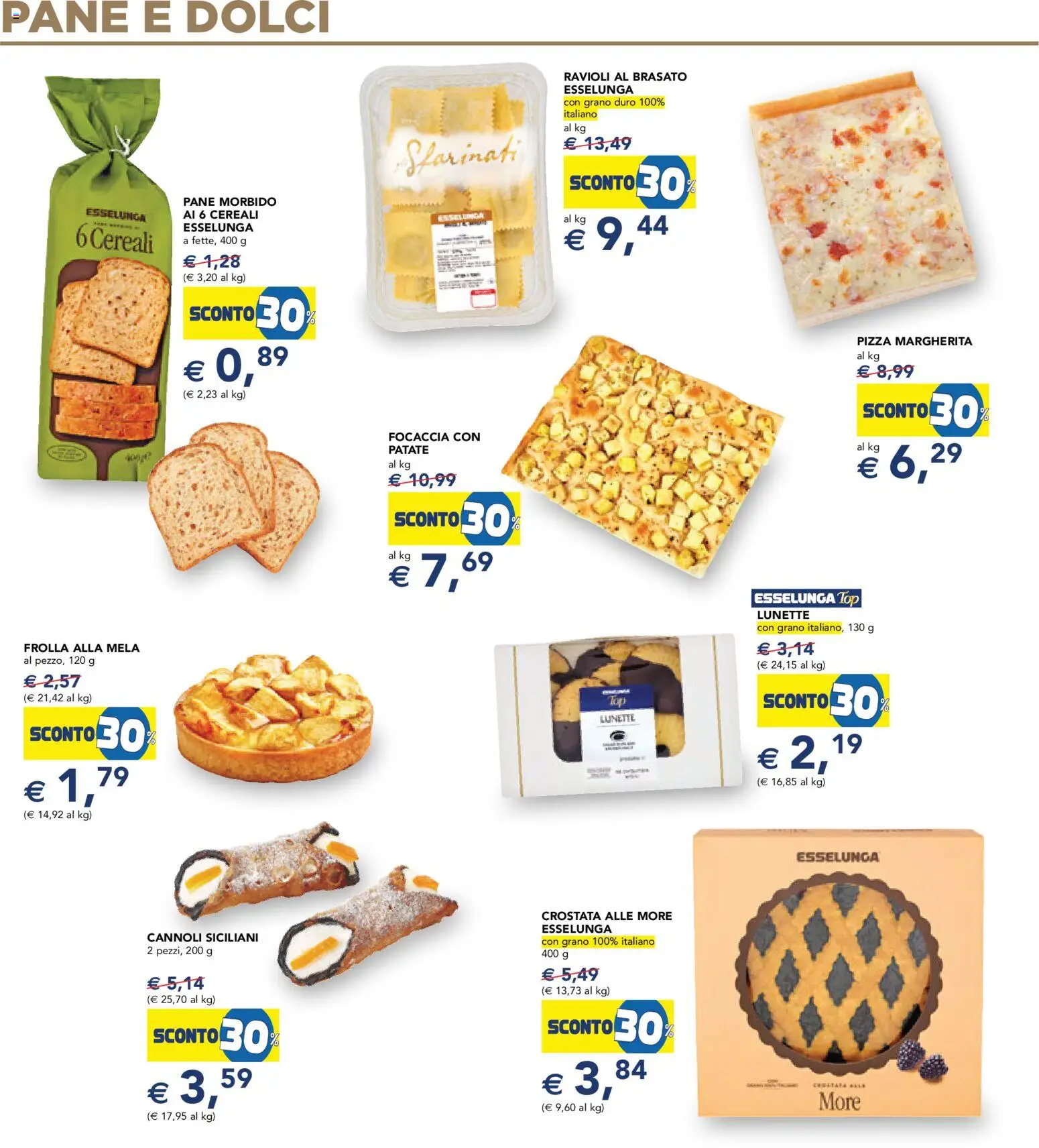 Volantino Esselunga S del 12.02.2026 | Pagina: 17 | Prodotti: Cereali, Focaccia, Patate, Top