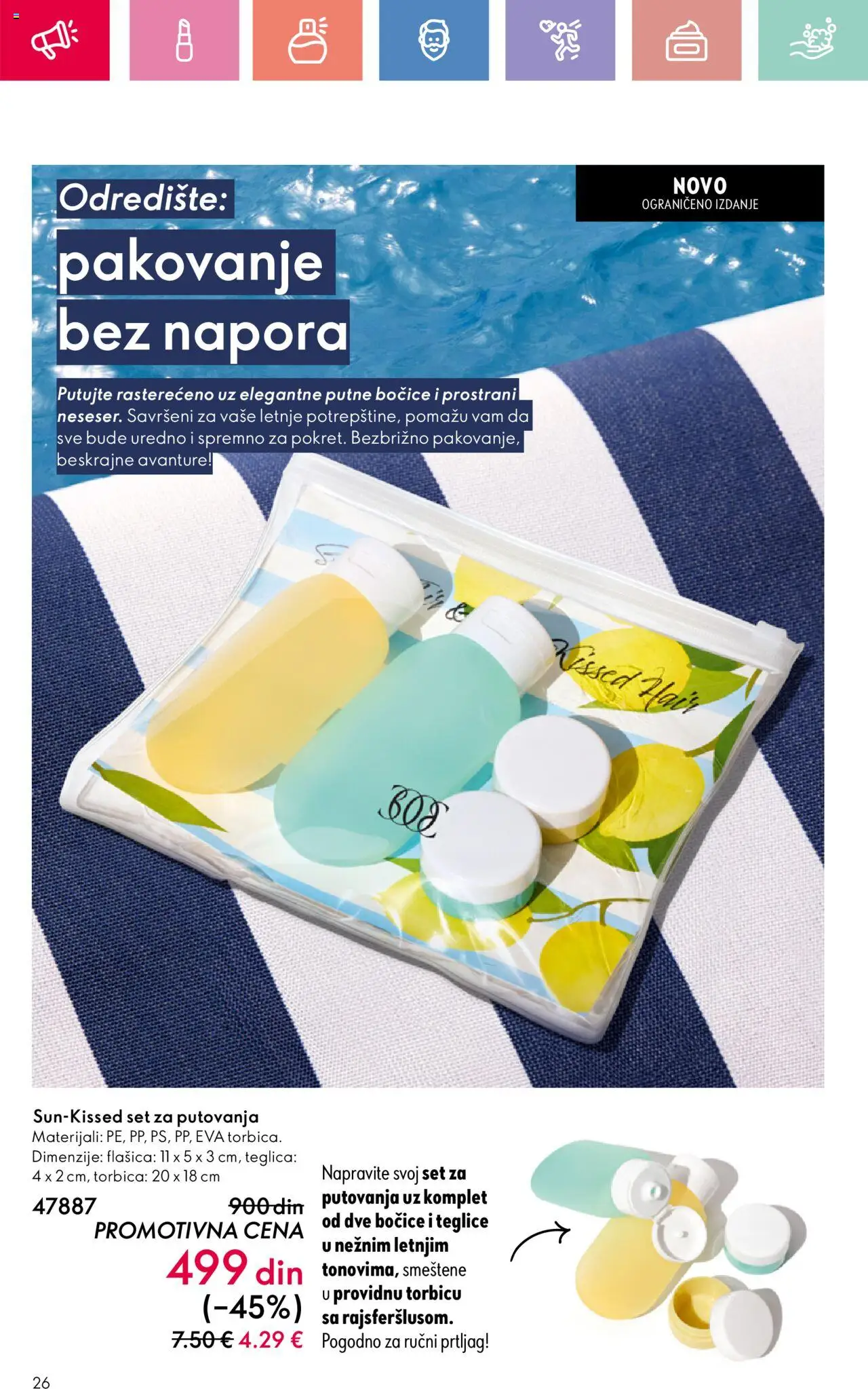 Oriflame katalog - važi od 22.06.2025 | Strana: 26 | Proizvode: Prtljag, Pakovanje