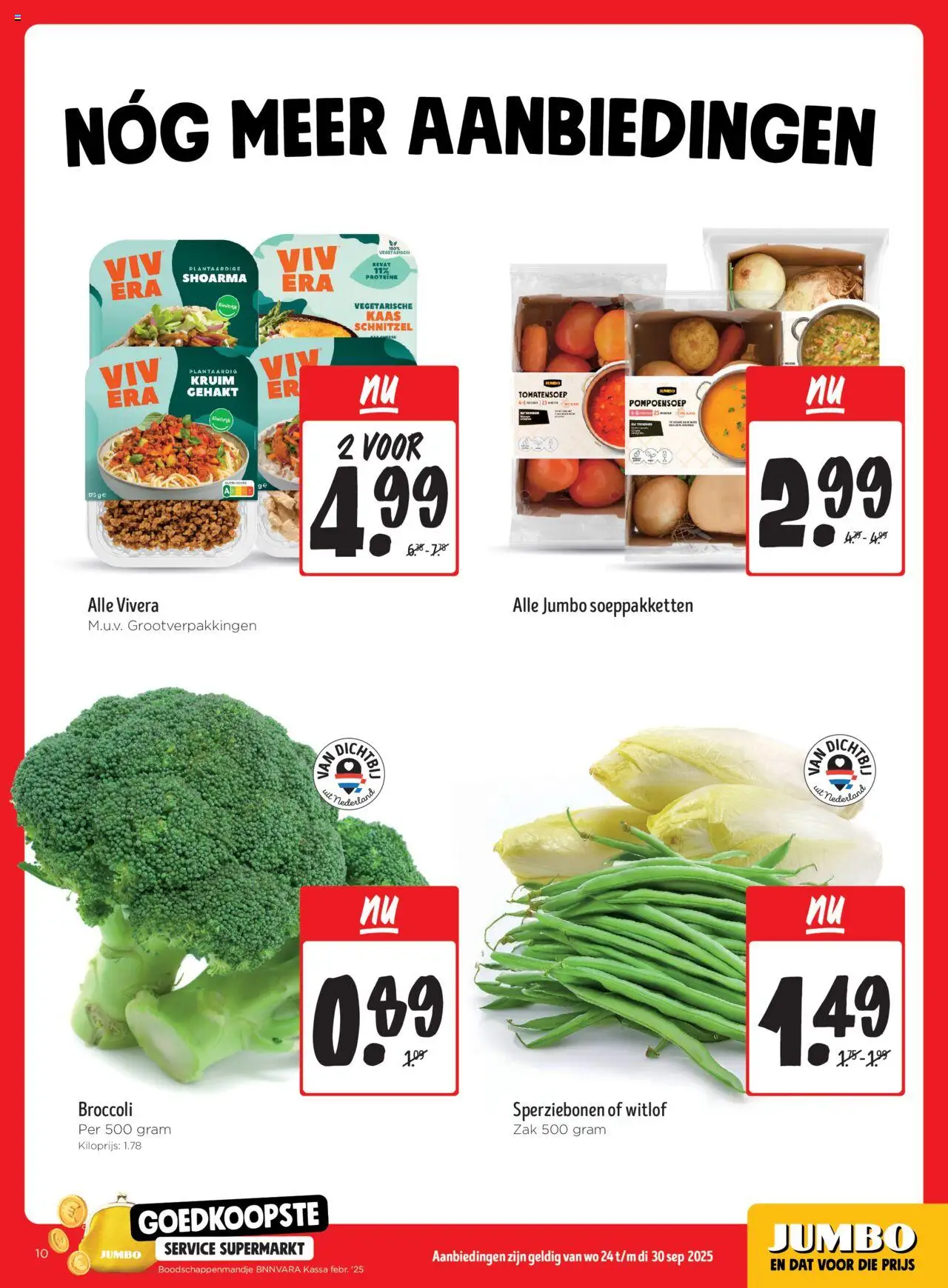 {H1} | Pagina: 10 | Producten: Kaas, Broccoli, Gehakt, Schnitzel