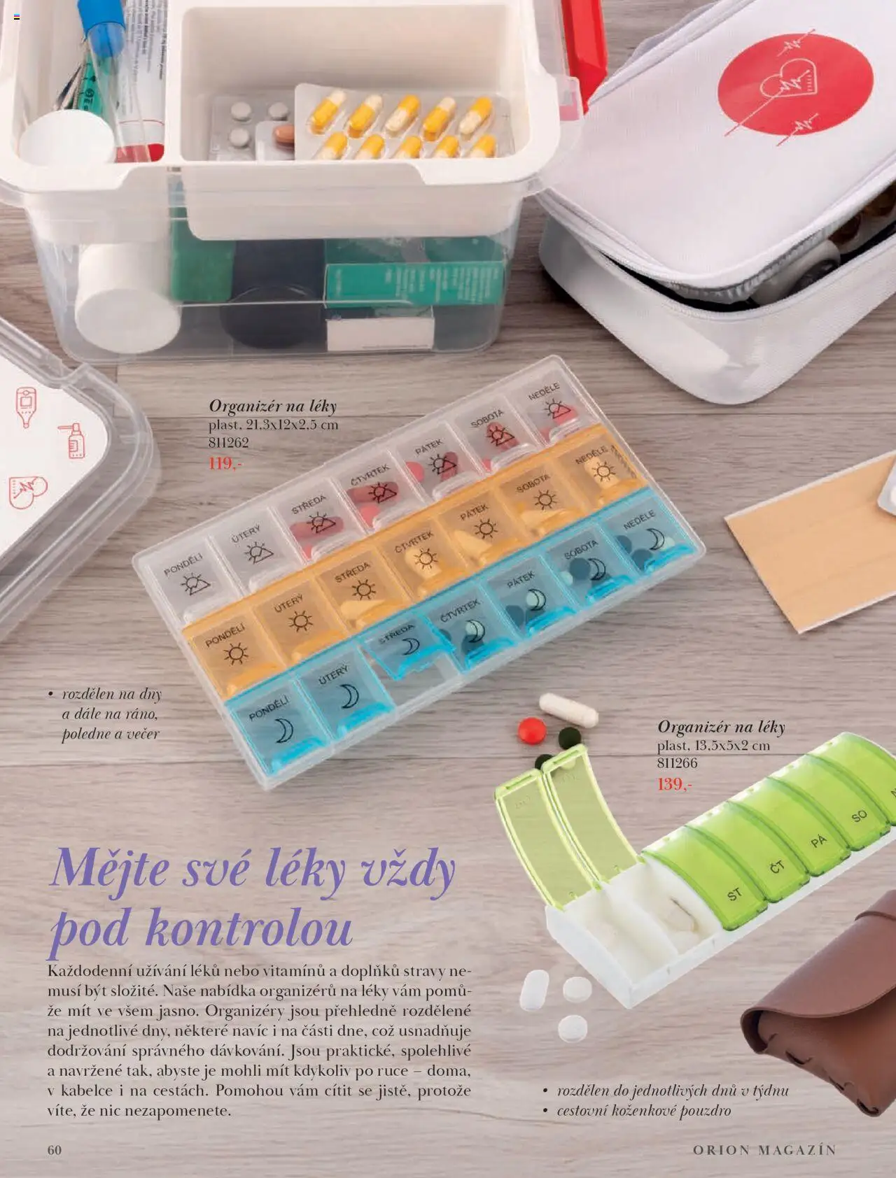 Orion katalog - Podzim/zima od 23.09.2025 | Strana: 60 | Produkty: Organizér, Pouzdro