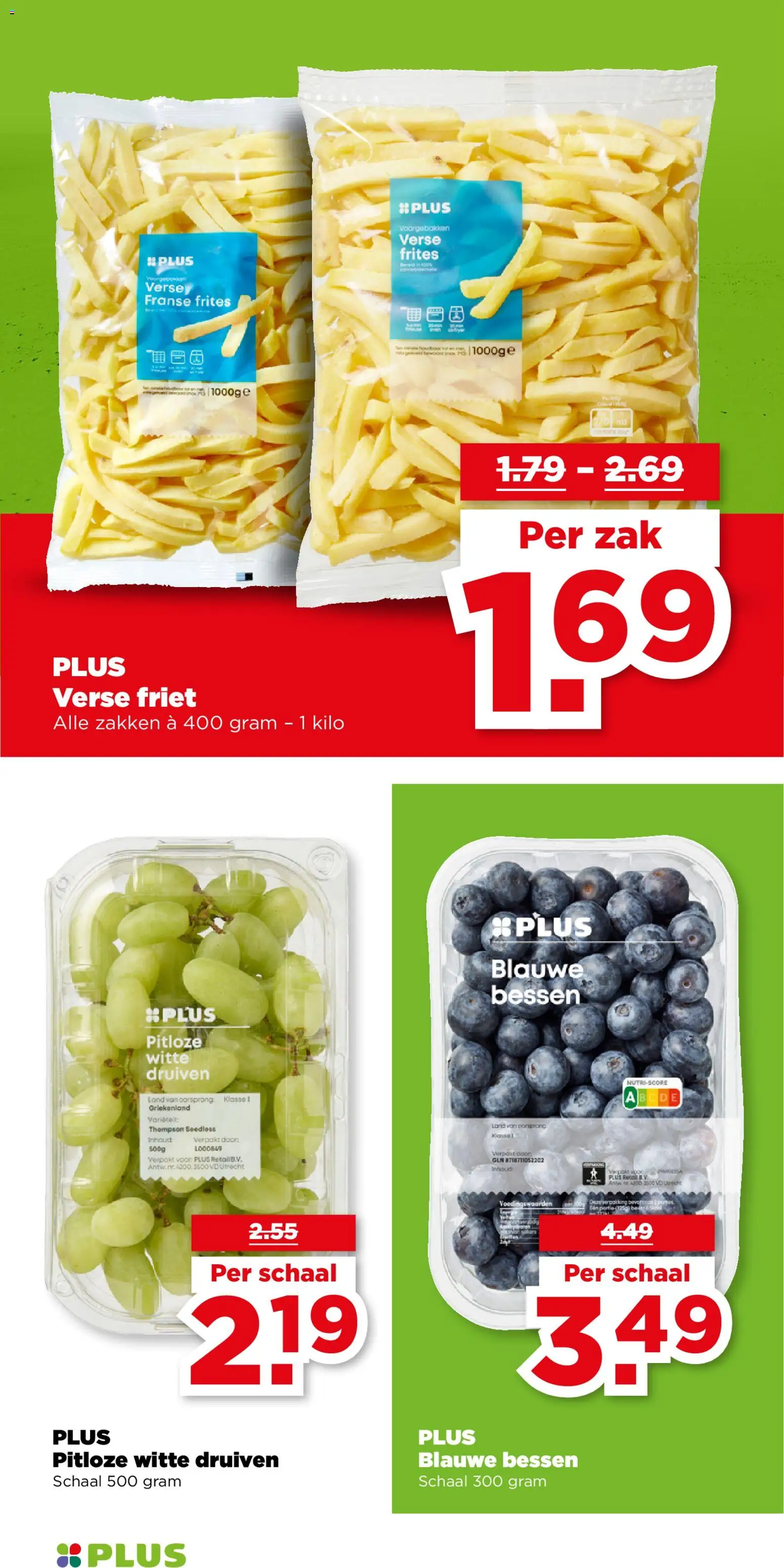 {H1} | Pagina: 41 | Producten: Schaal, Friet, Zak, Druiven