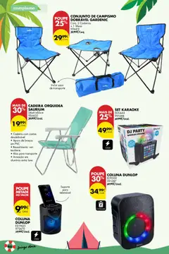 Pingo Doce - Folheto Bazar Verão │ válido de 01.07.2025 | Página: 46 | Produtos: Cadeiras, Telemóvel, Mesa, Cadeira