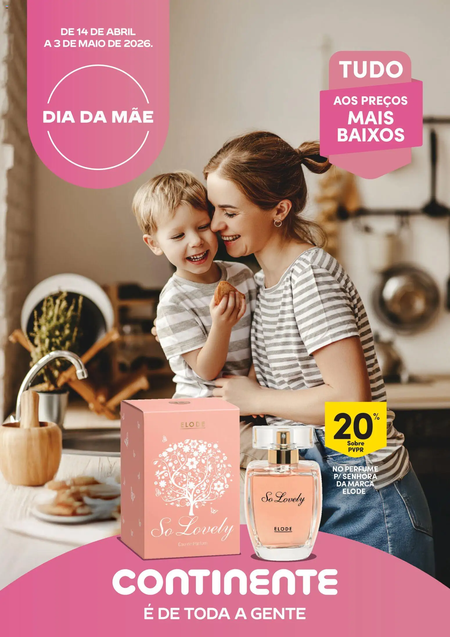 Continente Dia da Mãe │ válido de 14.04.2026 | Página: 1 | Produtos: Perfume