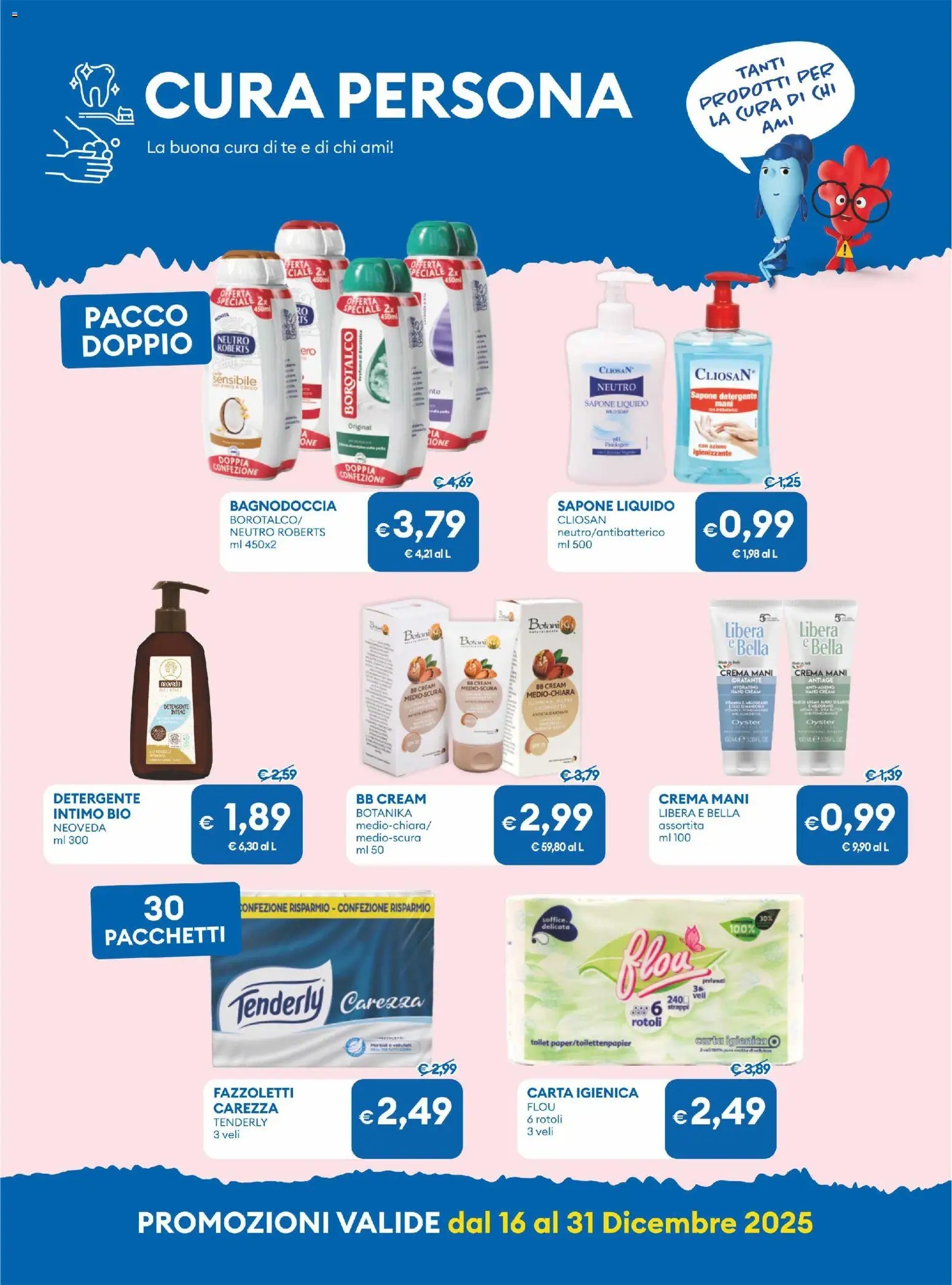 Volantino MD Discount del 16.12.2025 | Pagina: 31 | Prodotti: Detergente intimo, Tè, Fazzoletti, Intimo