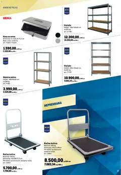 Metro katalog  - pregled Metro kataloga - važi od 30.04.2026 | Strana: 17 | Proizvode: Polica, Kolica