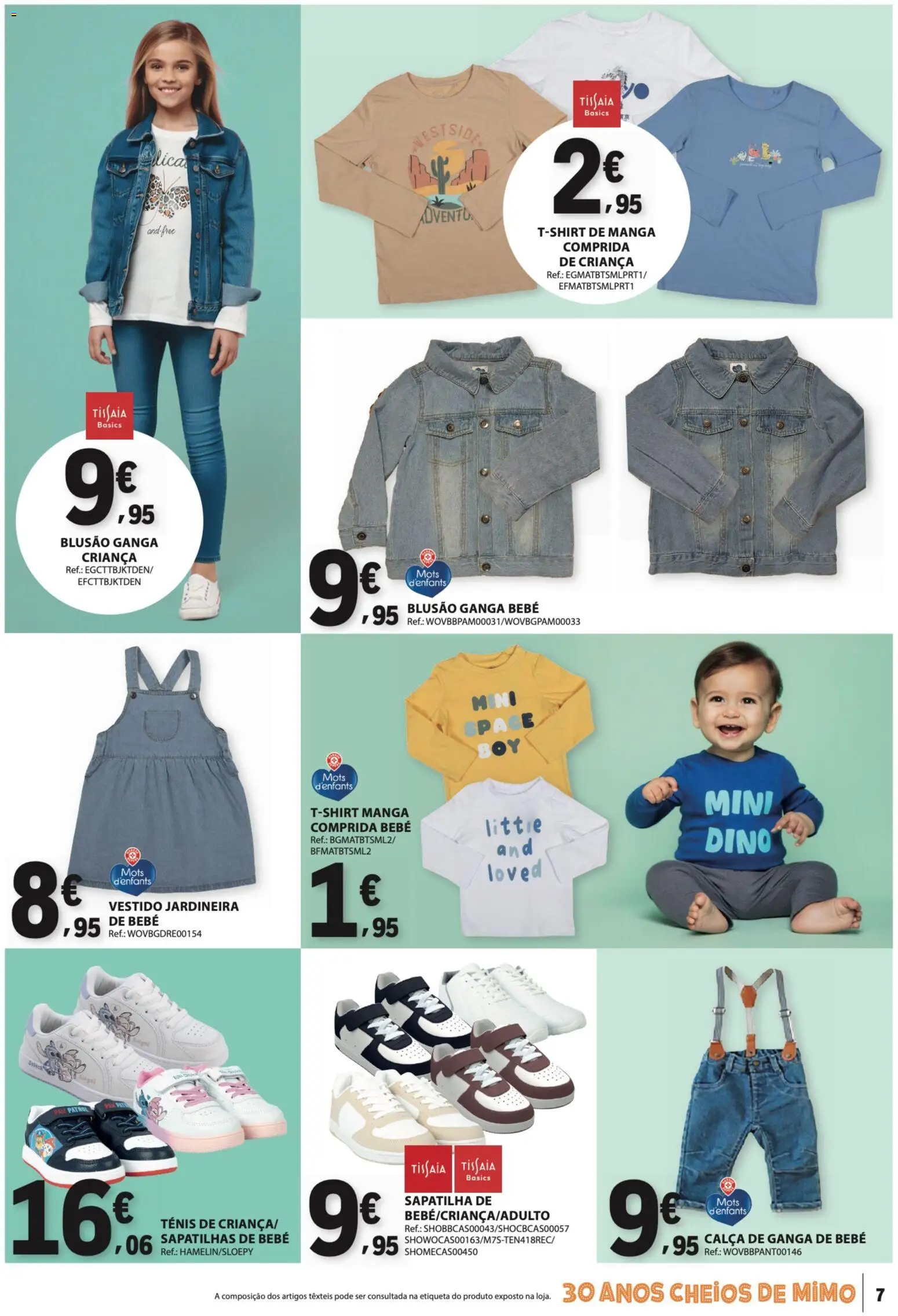 E.Leclerc Não Alimentar │ válido de 26.02.2026 | Página: 7 | Produtos: Vestido, Calça, Sapatilhas