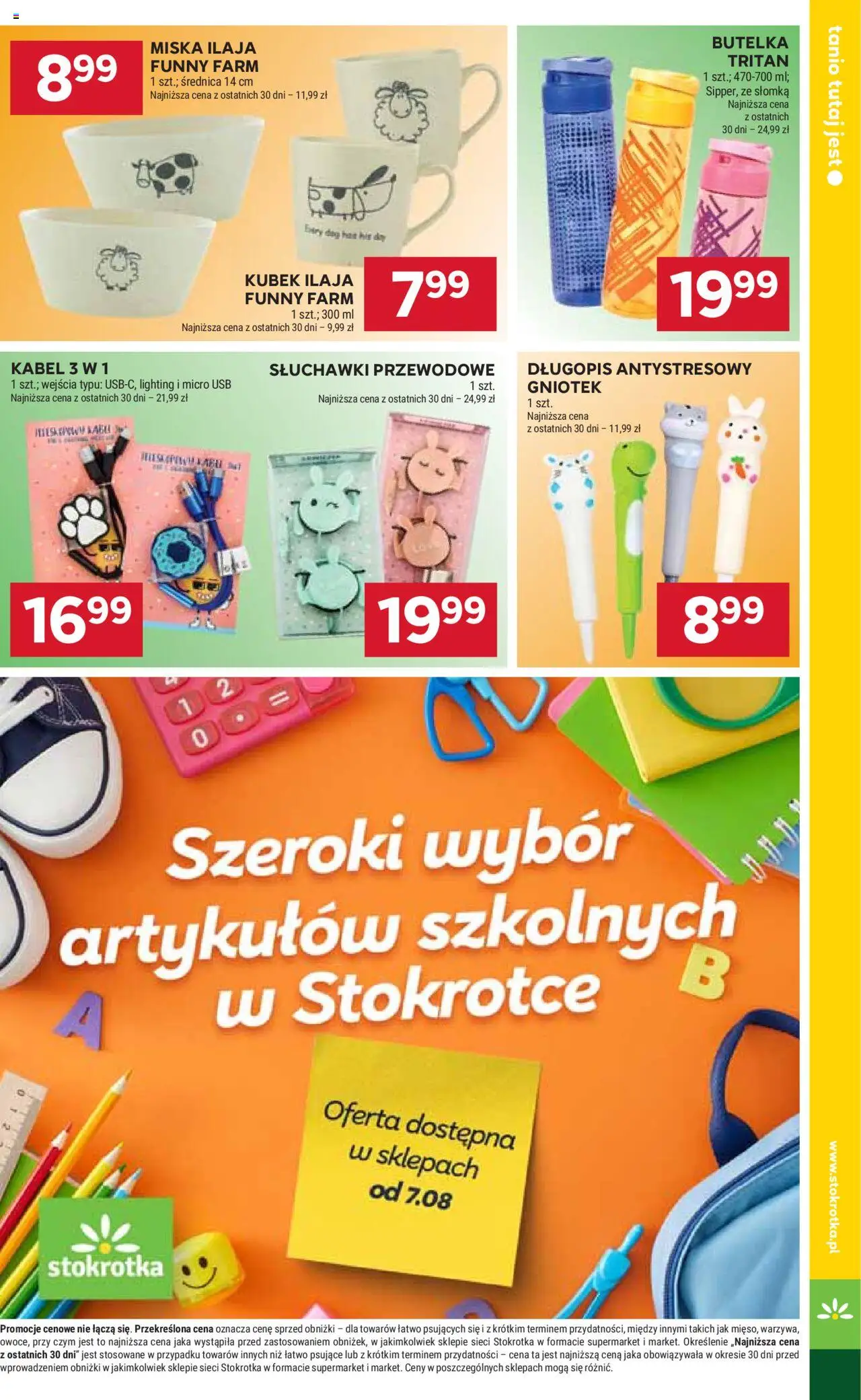 Stokrotka Gazetka od 07.08.2025 | Strona: 37 | Produkty: Słuchawki, Kabel, USB, Stokrotka