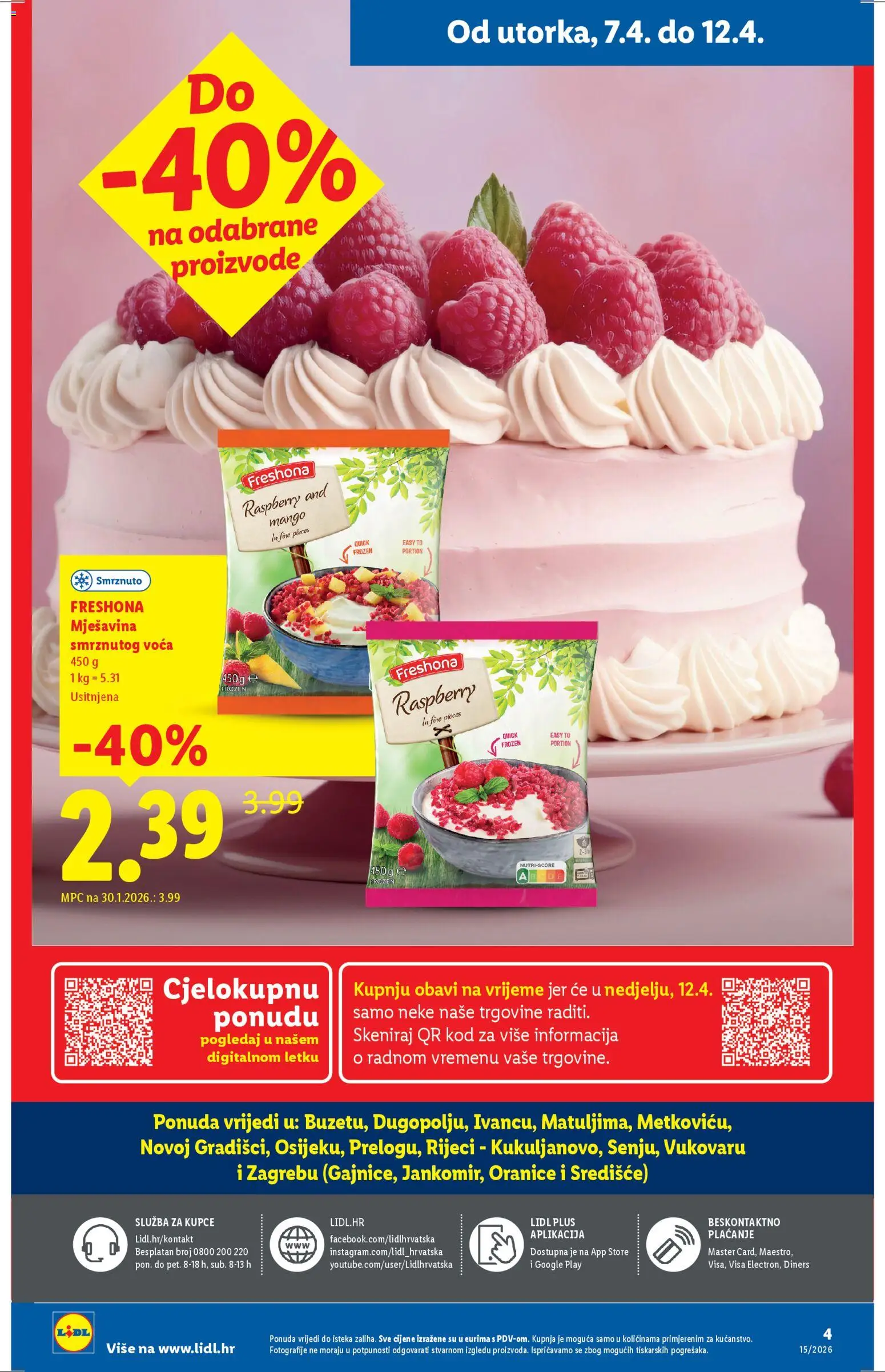 Lidl katalog | vrijedi od 07.04.2026 | Stranica: 4 | Proizvodi: Mango