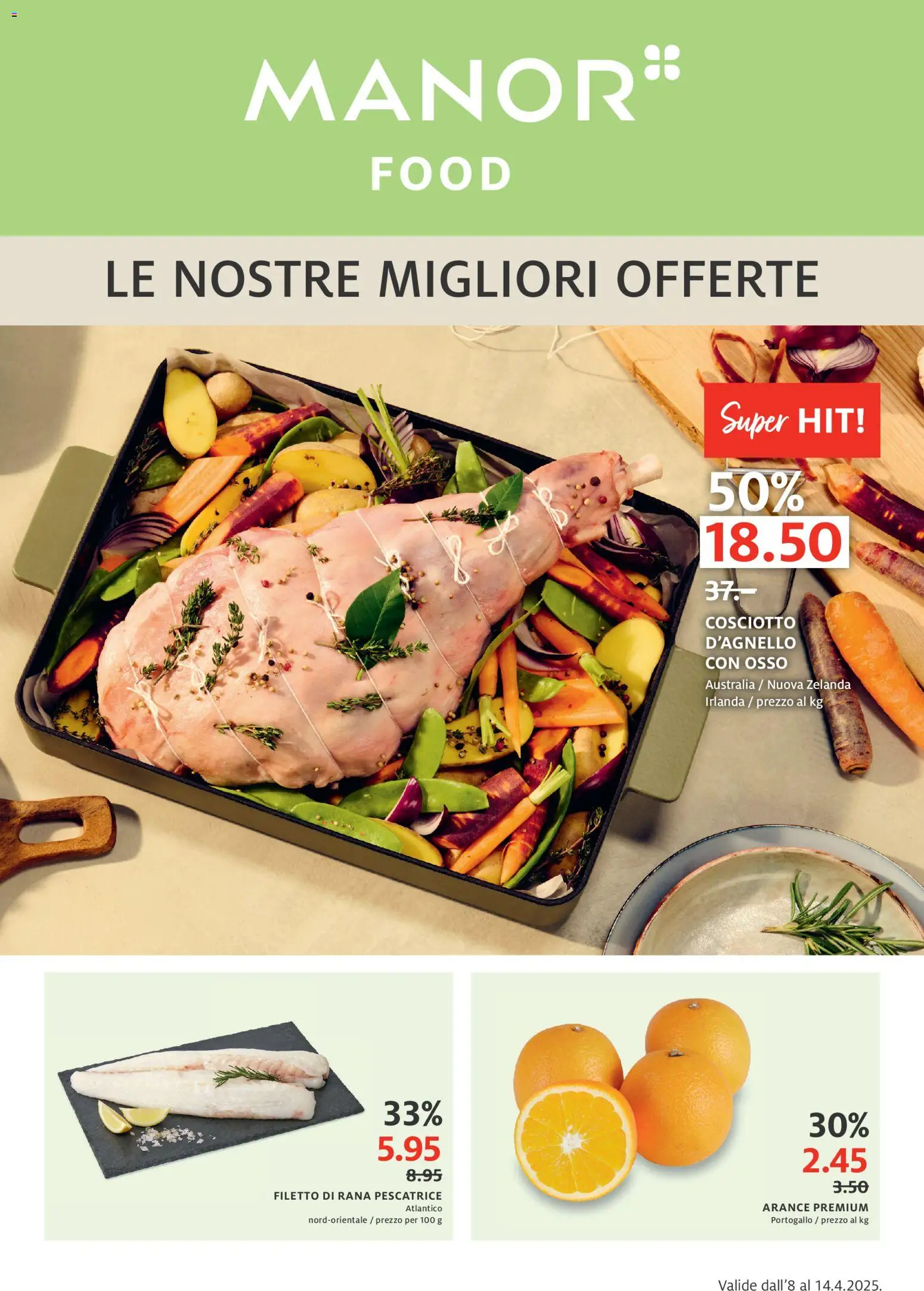 Manor aktionen IT – gültig ab 08.04.2026 | Seite: 1