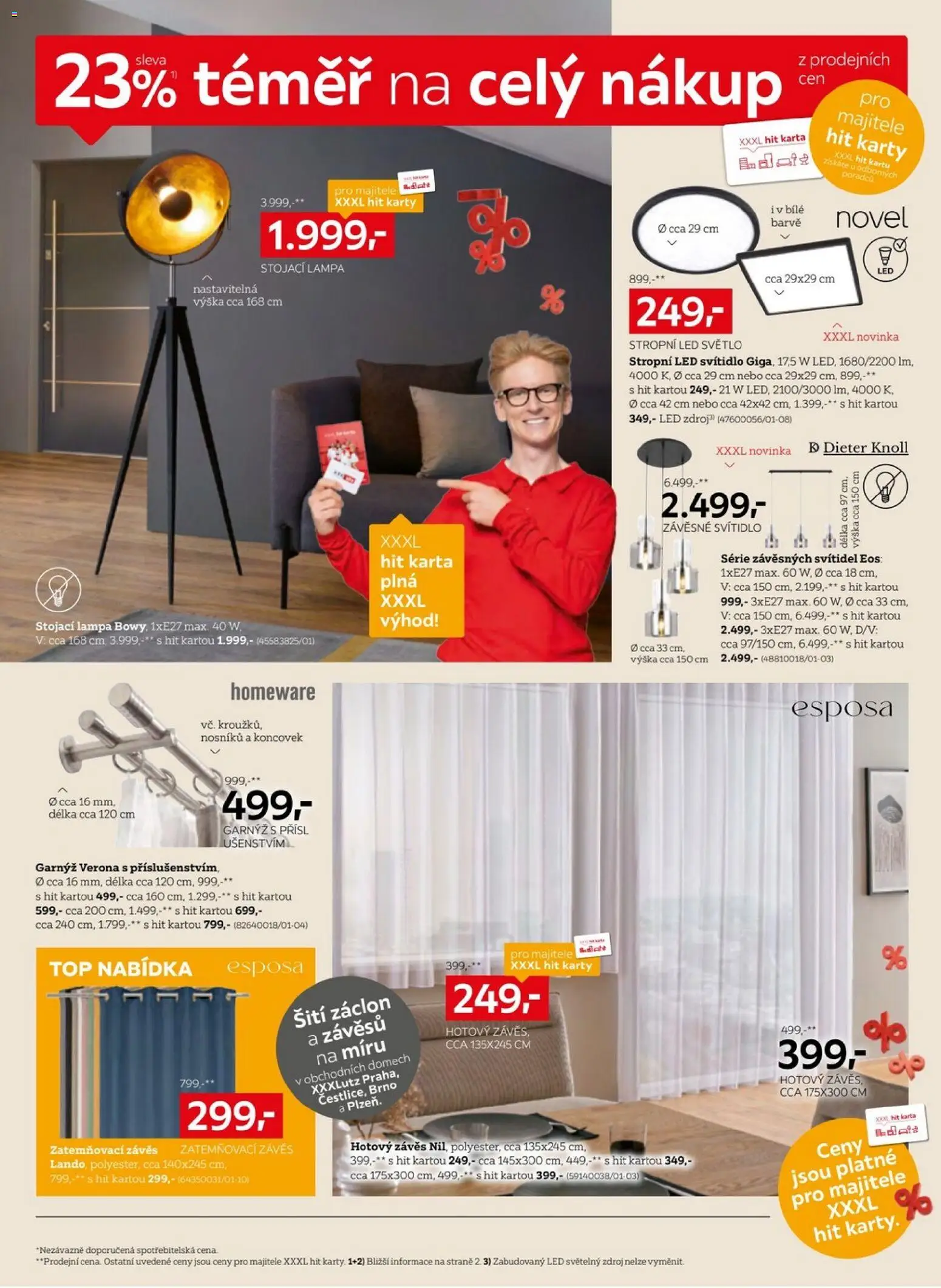 XXXLutz leták od 03.11.2025 | Strana: 18 | Produkty: Závěs, Stojací lampa, Karty, Lampa