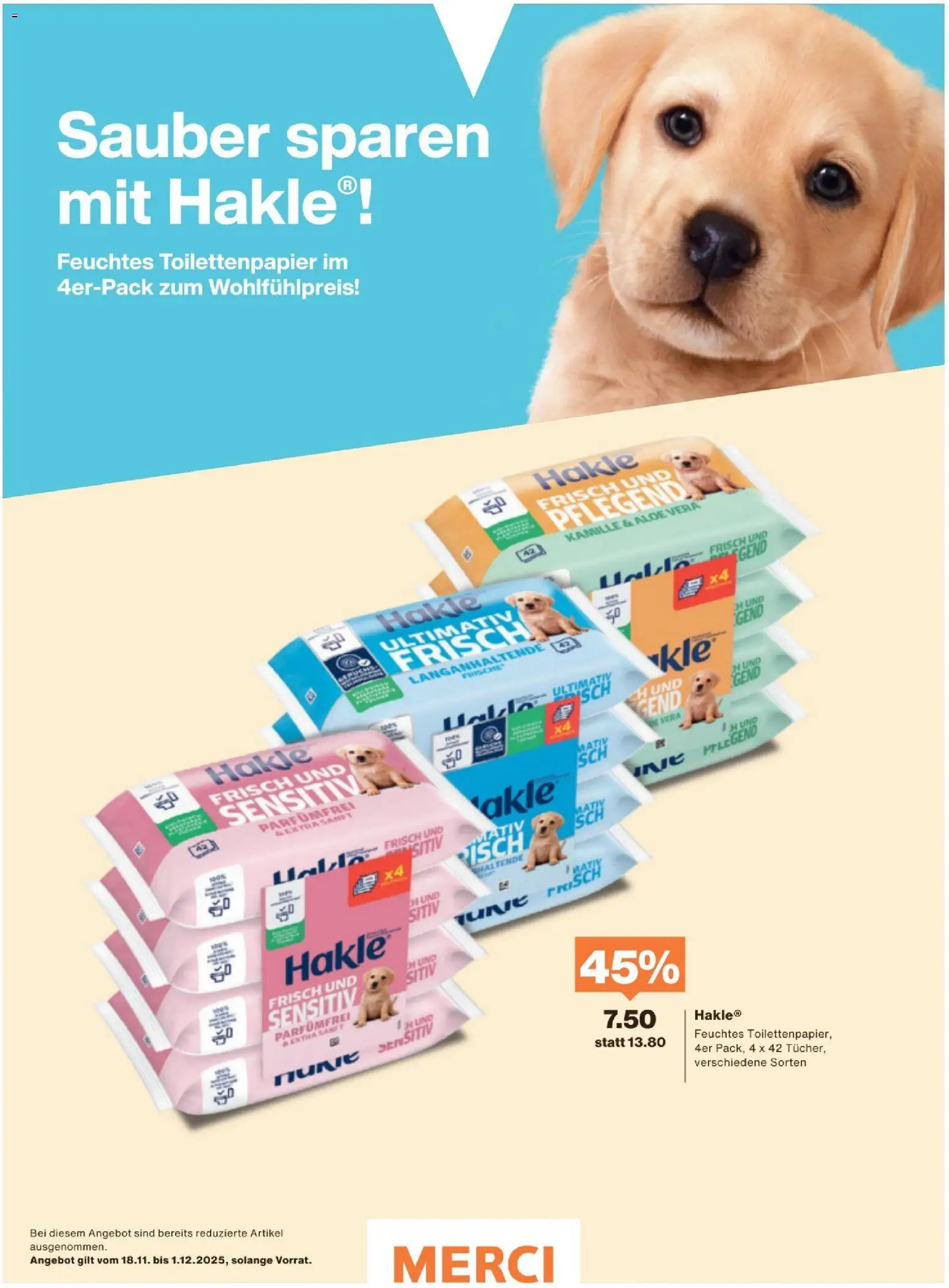 Migros Magazin – gültig ab 24.11.2025 | Seite: 73 | Produkte: Feuchtes Toilettenpapier, Toilettenpapier