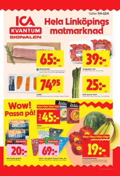 ICA Kvantum - Linköping - Förhandsvisning av reklamblad från butik ICA Kvantum aktuell från 06.04.2026