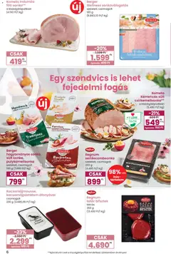 Interspar Ínyenc katalógus - amely érvényes a következő dátumtól: 09.03.2026 | Oldal: 6 | Termékek: Szendvics, Hús, Sonka, Protein