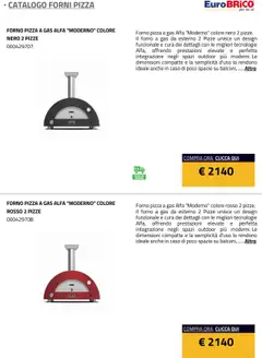 Anteprima del volantino Eurobrico Forni Pizza catalogo valido a partire dal 23.07.2025 | Pagina: 39 | Prodotti: Pizza, Forno, Il forno