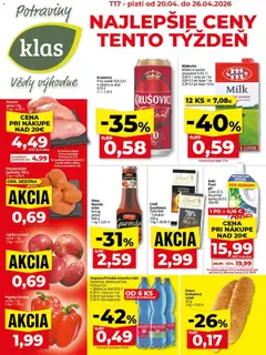 Klas leták platný od 20.04.2026