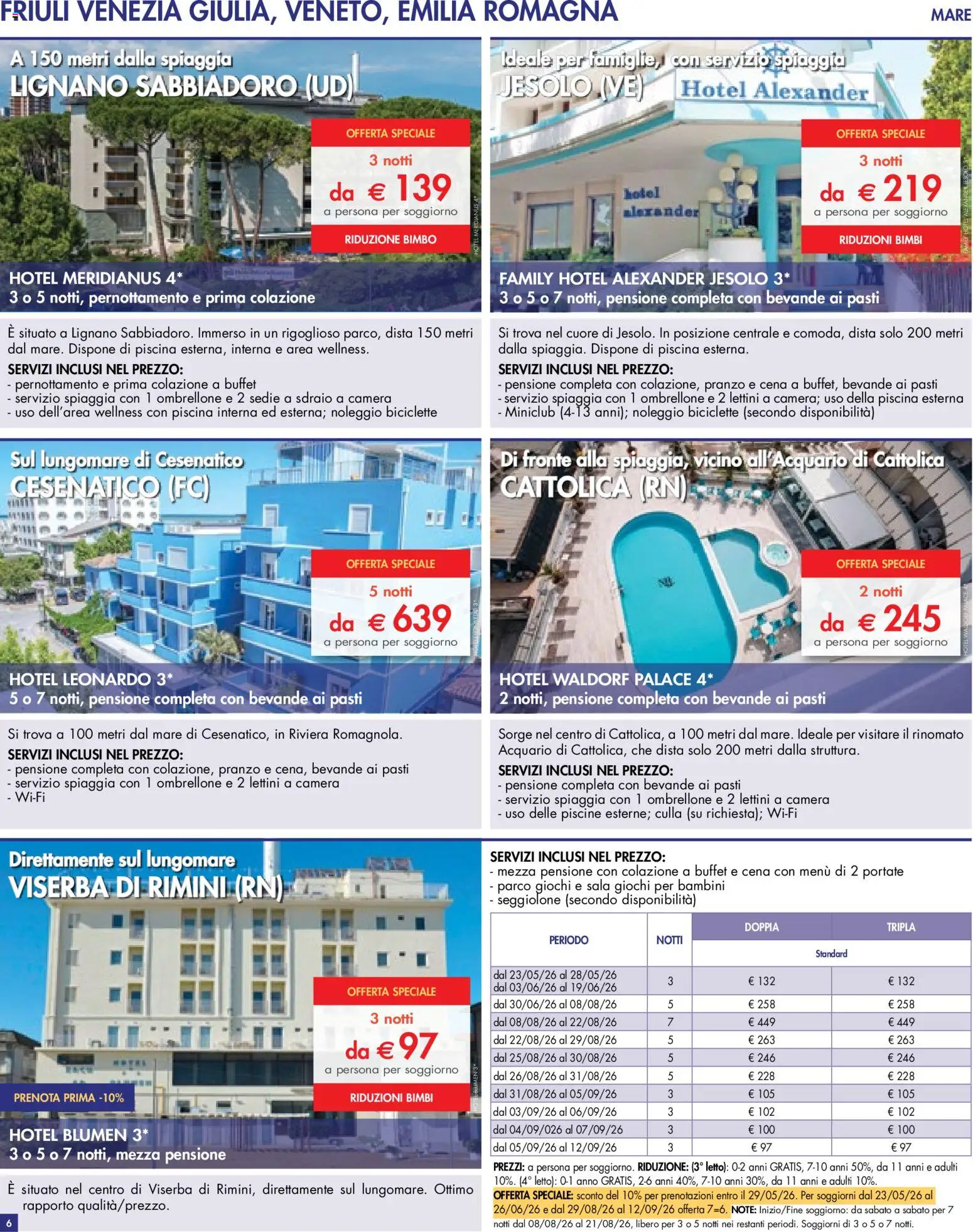 Volantino Esselunga S del 10.04.2026 | Pagina: 6 | Prodotti: Sdraio, Piscina, Culla, Letto