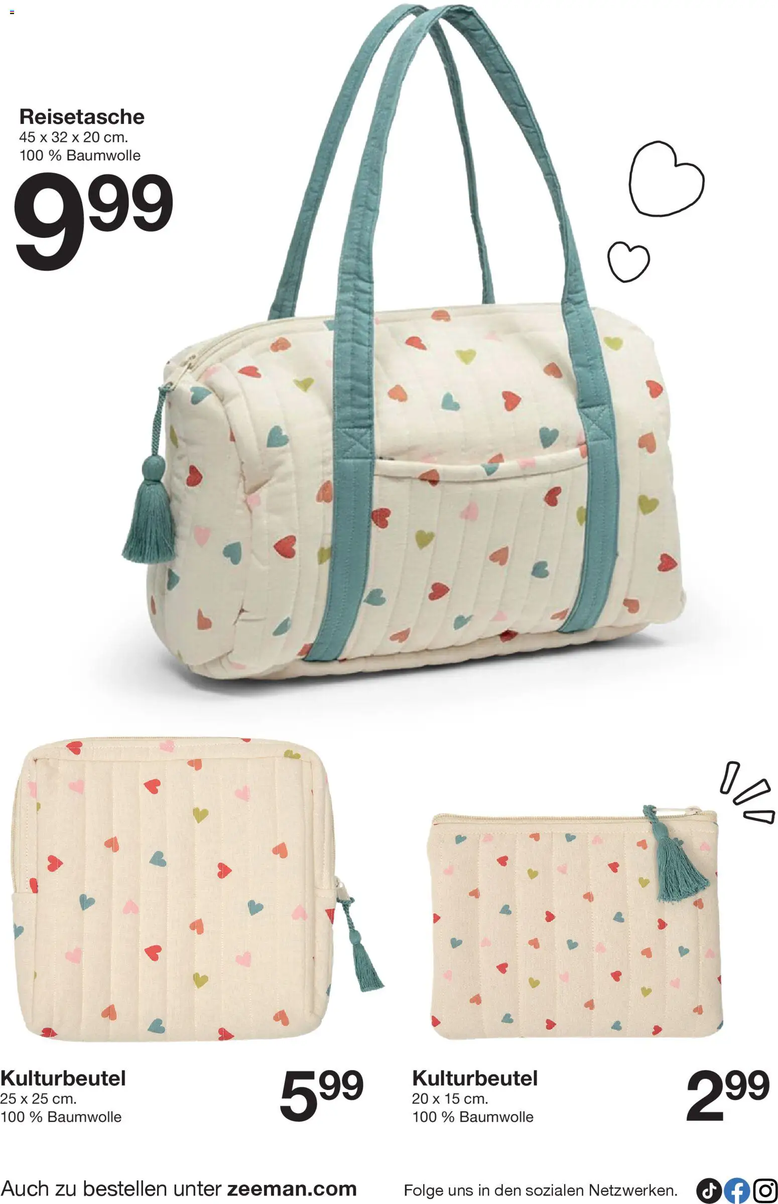 Zeeman Angebote – gültig ab 17.01.2026 | Seite: 6 | Produkte: Reisetasche