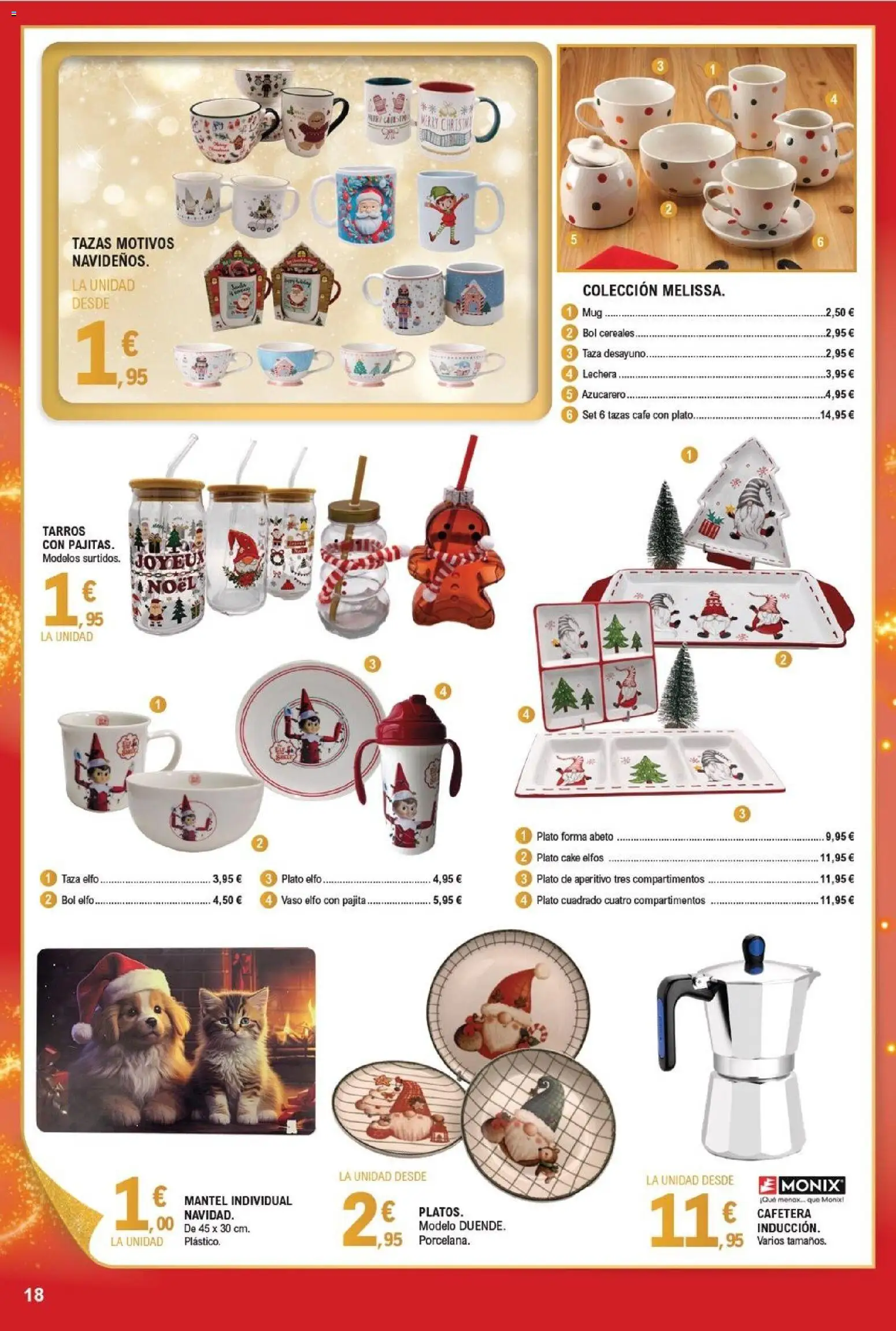 E.Leclerc folleto │ válido desde el 03.12.2025 | Página: 18 | Productos: Mantel, Café, Cereales, Cafetera
