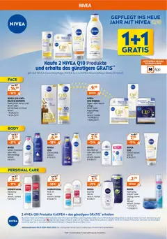 NIVEA Dusche, 250 ml versch. Sorten ab 05.01.2026 gültig | Seite: 18 | Produkte: Creme, Body Lotion, Deo Stick, Serum