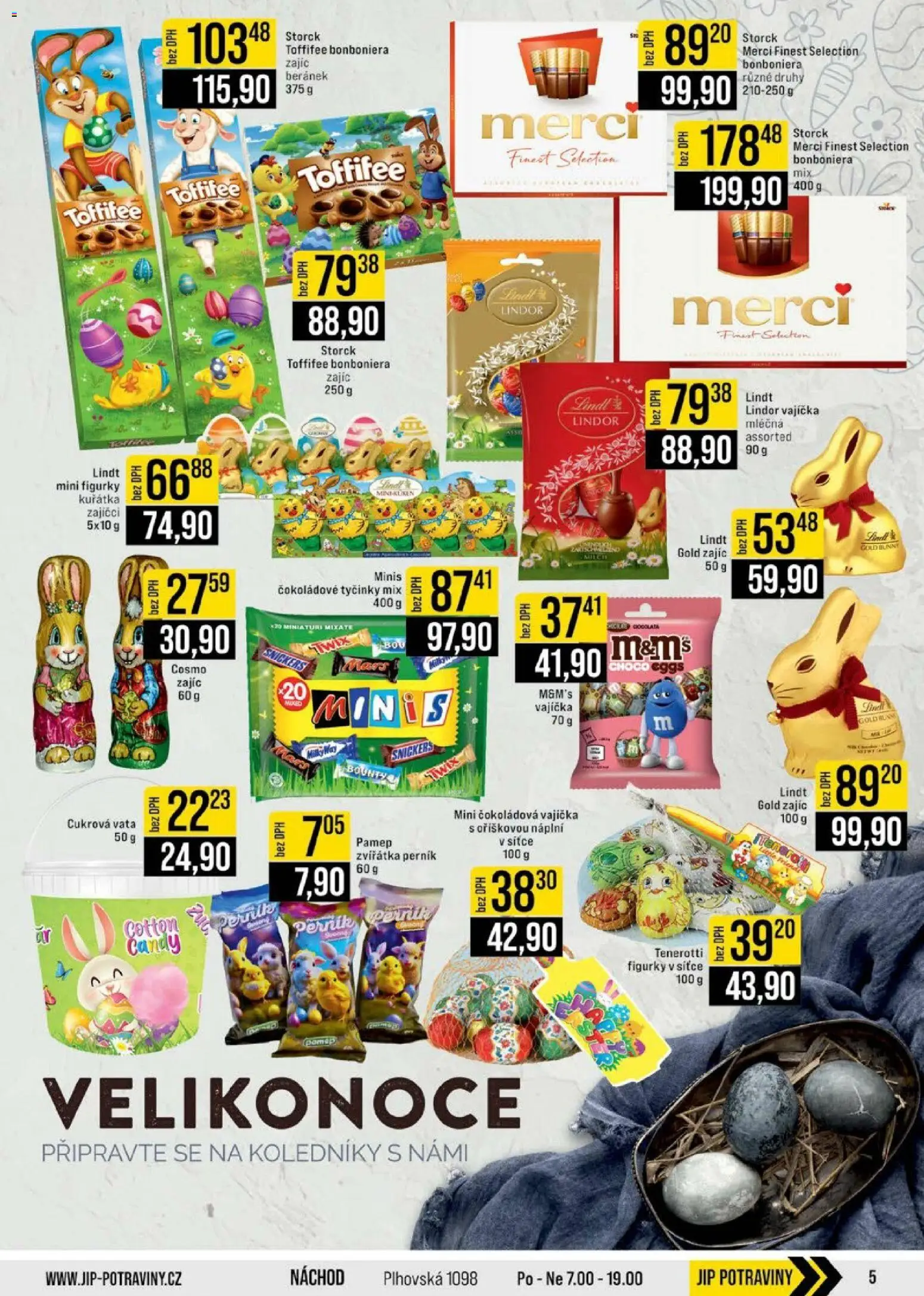 Jip leták - Cash & Carry od 25.02.2026 | Strana: 5 | Produkty: Vajíčka, Finest, Bonboniéra, Tyčinky