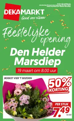 Dekamarkt folder - Den Helder Marsdiep - Voorbeeld van een folder van Dekamarkt, geldig van 19.03.2026