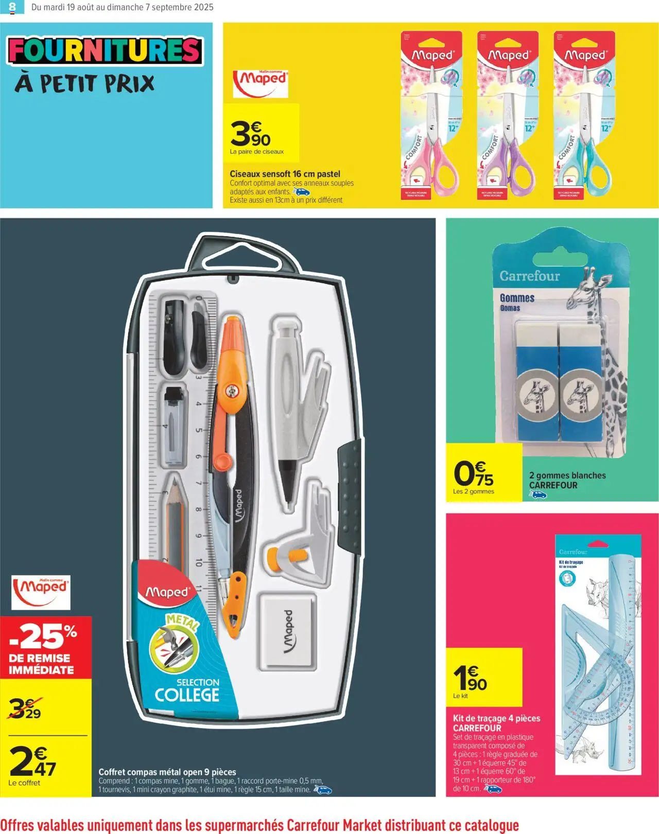  | Page: 10 | Produits: Règle, Étui, Crayon, Ciseaux