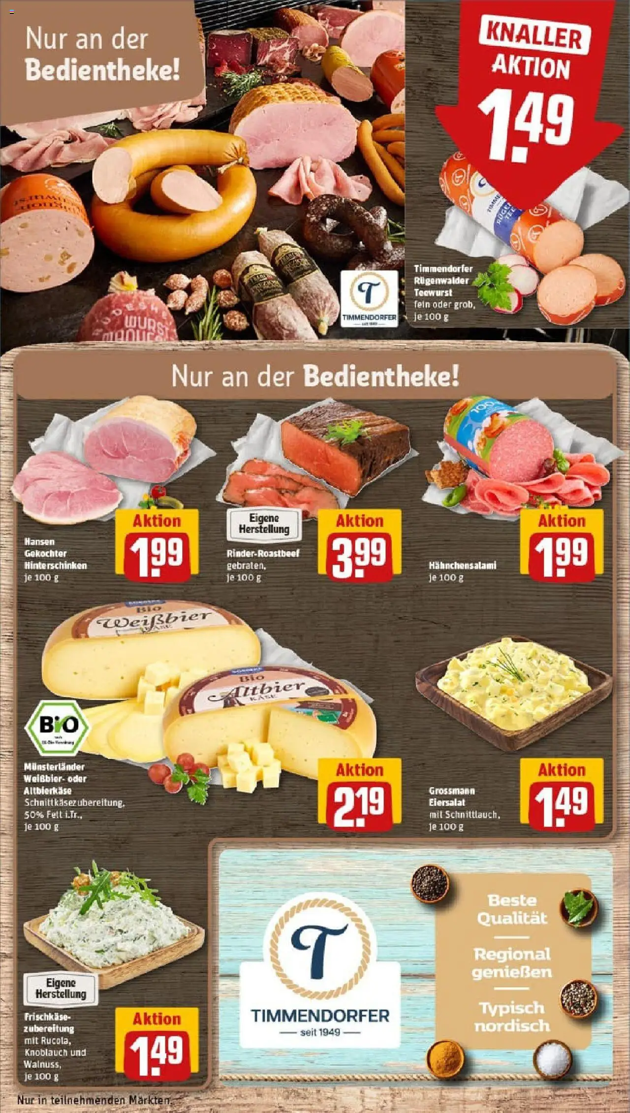 Rewe prospekt Hamburg	 – gültig ab 06.10.2025 | Seite: 11 | Produkte: Weißbier, Knoblauch, Salami, Frischkase