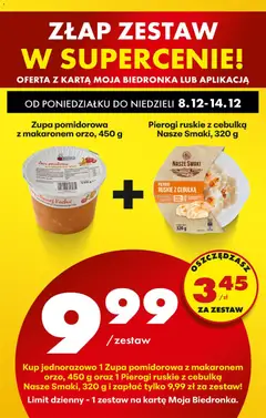 Pogląd oferty "Zupa pomidorowa z makaronem orzo, 450 g, Zupa pomidorowa z makaronem orzo, 450 g" - ważna od 08.12.2025 | Strona: 28
