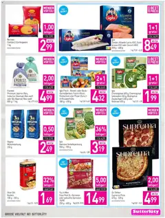 Sutterlüty Flugblatt ab 26.03.2026 gültig | Seite: 21 | Produkte: Pizza, Reis, Fisch, Nudeln