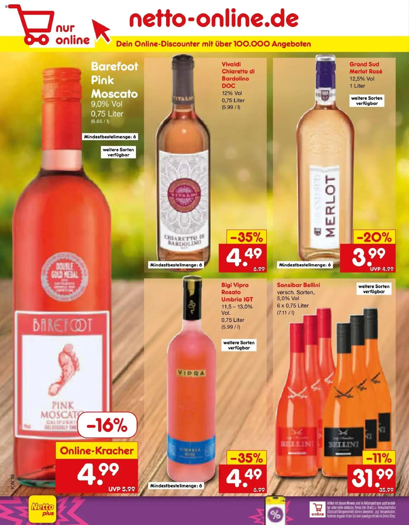 Netto Marken-Discount Prospekt Machern	 – gültig ab 27.04.2026 | Seite: 28 | Produkte: Merlot, Grand sud