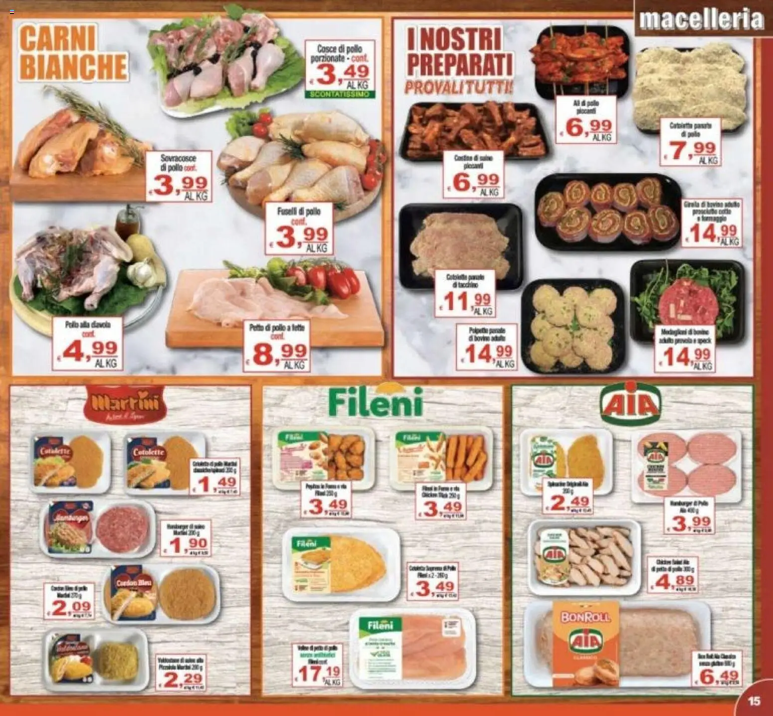 Volantino CTS del 27.03.2026 | Pagina: 15 | Prodotti: Petto di Pollo, Pollo, Cosce di pollo