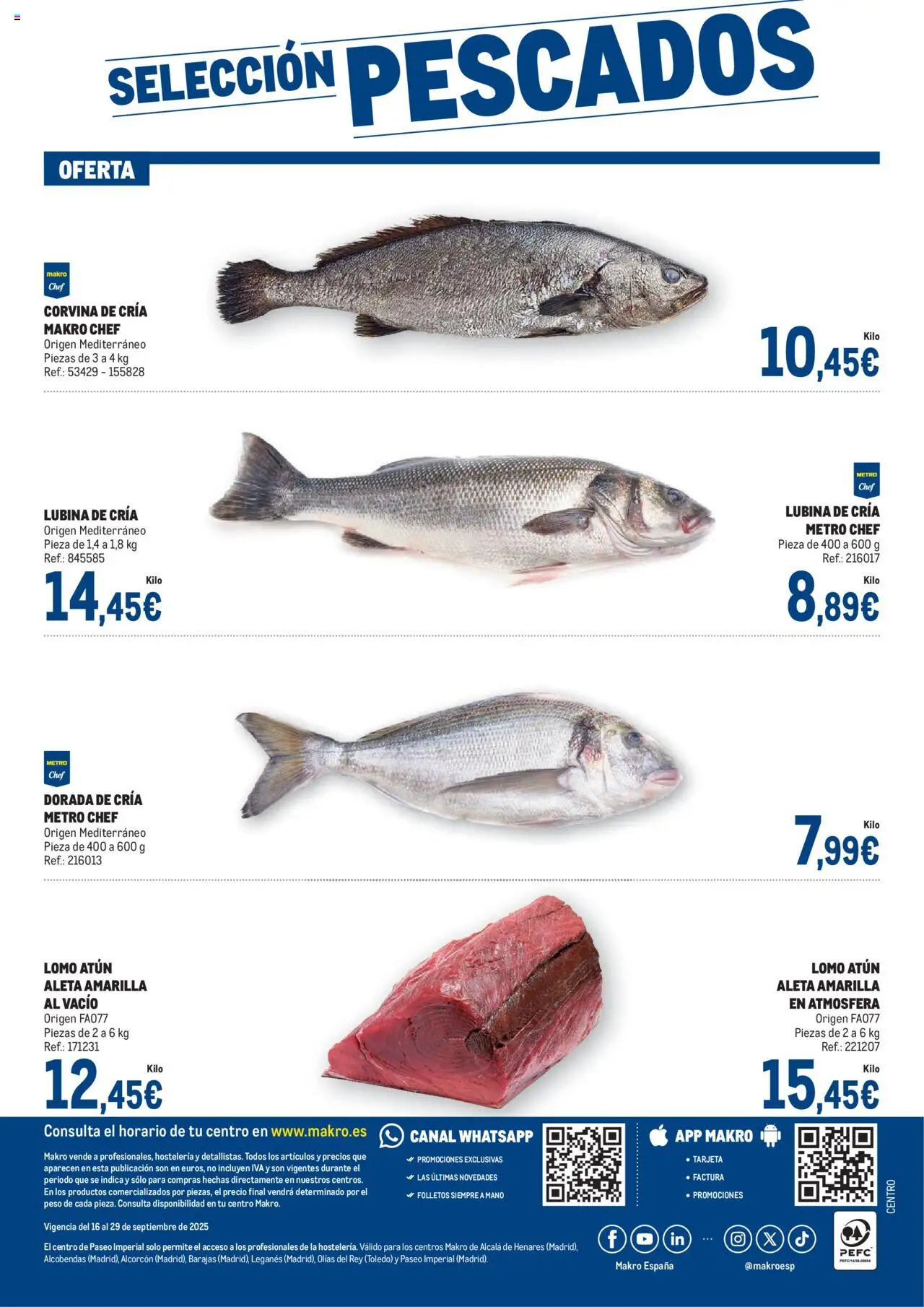 Makro - Fresco │ válido desde el 16.09.2025 | Página: 1 | Productos: Peso