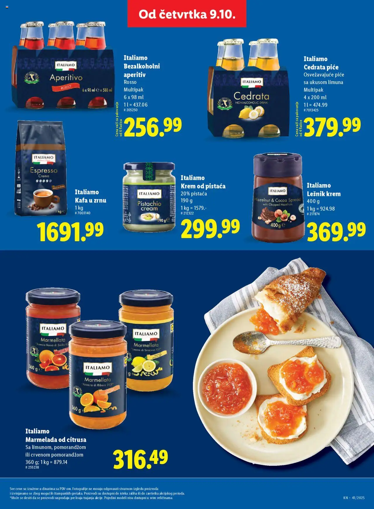 Lidl katalog - važi od 09.10.2025 | Strana: 41 | Proizvode: Kafa u zrnu, Lešnik, Pakovanje, Kafa
