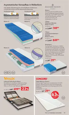 Matratzen Concord Prospekt 	 ab 29.10.2025 gültig | Seite: 5