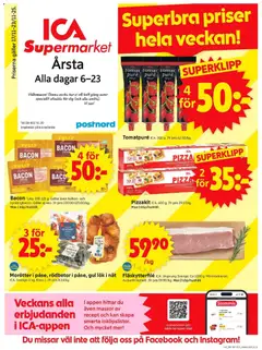 ICA Supermarket - Årsta - Förhandsvisning av reklamblad från butik ICA Supermarket aktuell från 17.11.2025