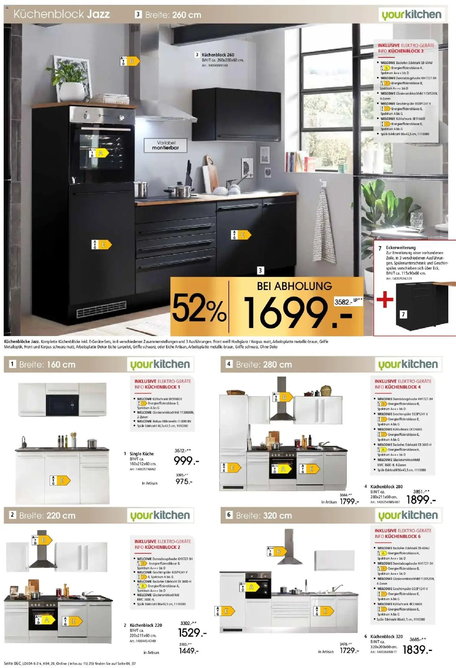 Zurbrüggen - Zurbrüggen: Küchen für ihr Zuhause – gültig ab 03.04.2026 | Seite: 12 | Produkte: Geschirrspüler, Küchenblock, Kühlschrank, Backofen