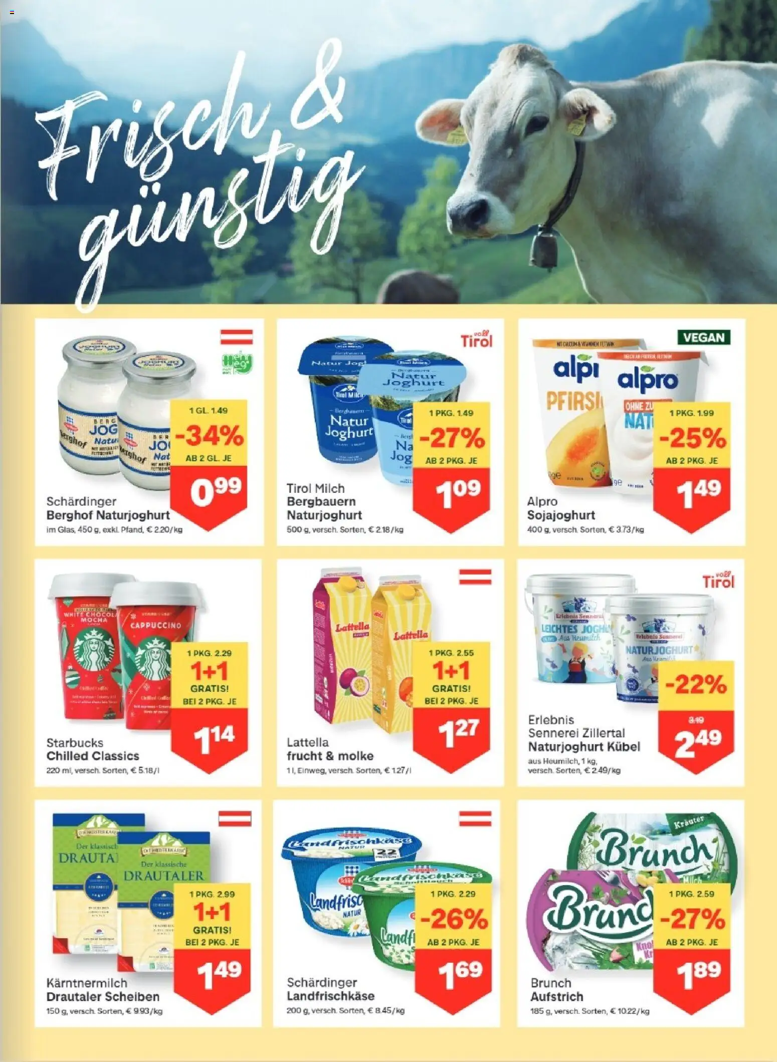 MPREIS Lenzing gültig ab 25.12.2025 | Seite: 5 | Produkte: Milch, Joghurt