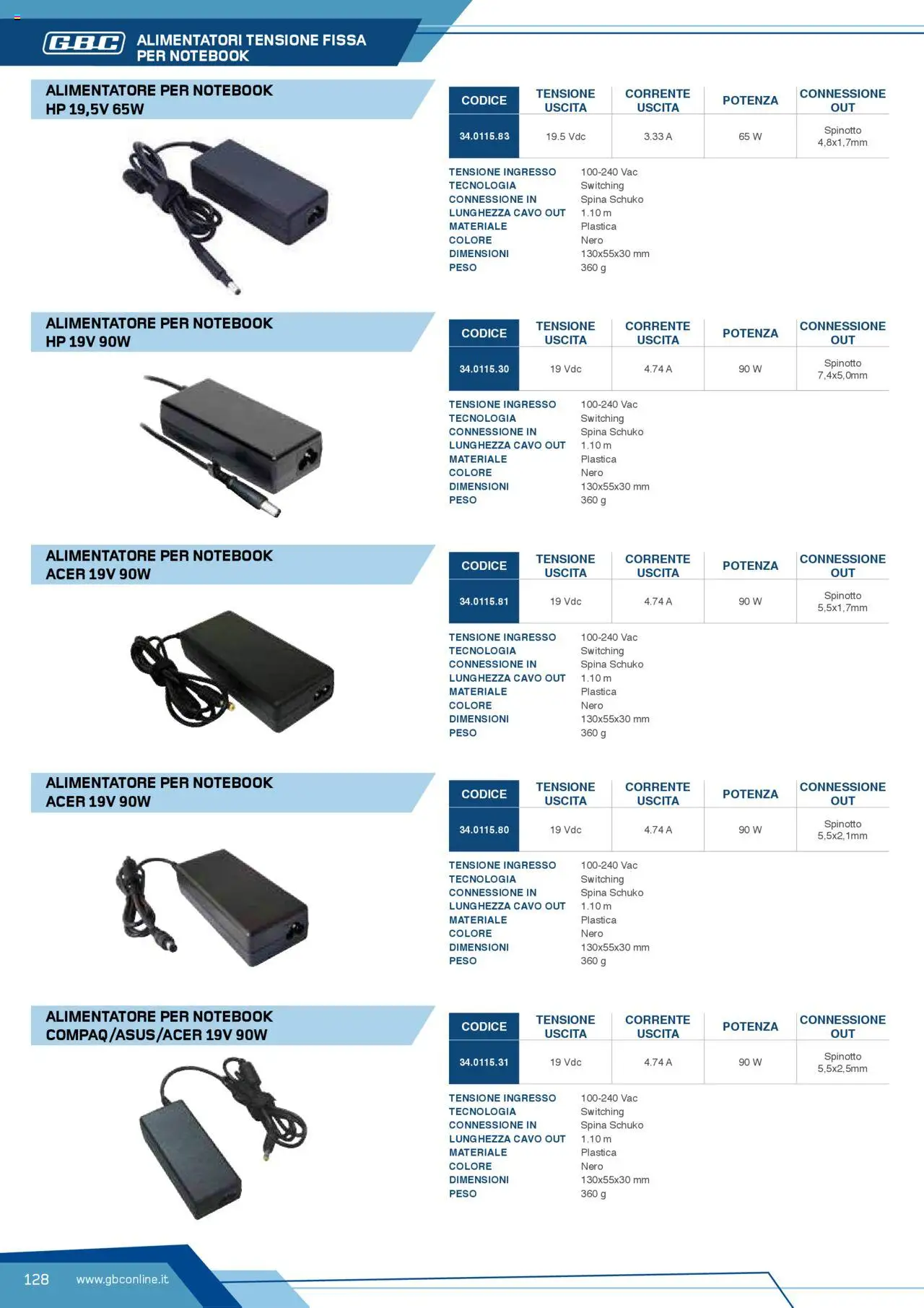 Volantino GBC del 12.04.2025 | Pagina: 128 | Prodotti: Notebook, Cavo