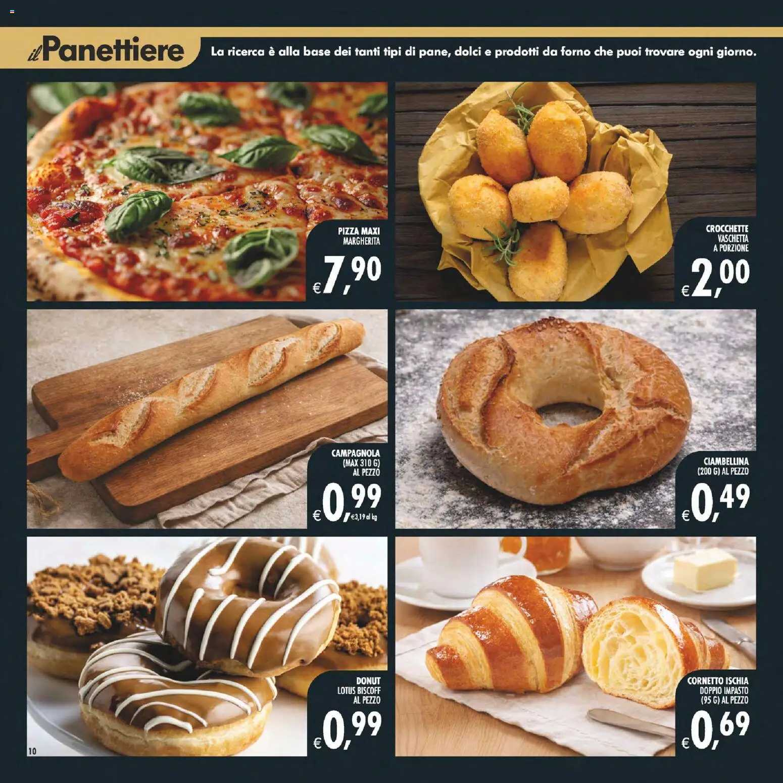 Volantino Decò del 17.03.2026 | Pagina: 10 | Prodotti: Pizza, Cornetto, Crocchette, Forno