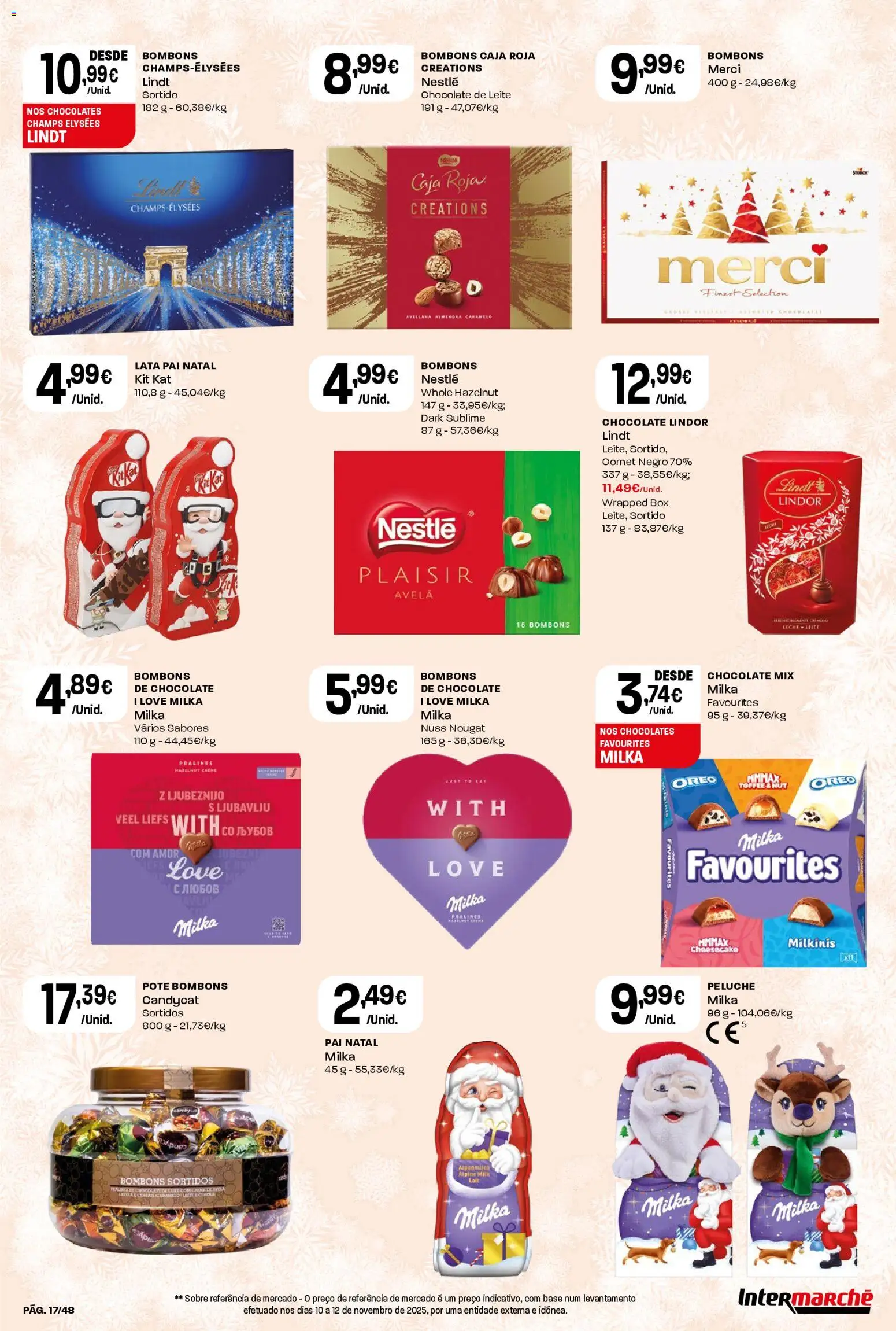 Intermarché folheto │ válido de 18.12.2025 | Página: 17 | Produtos: Chocolates, Base, Leite, Chocolate