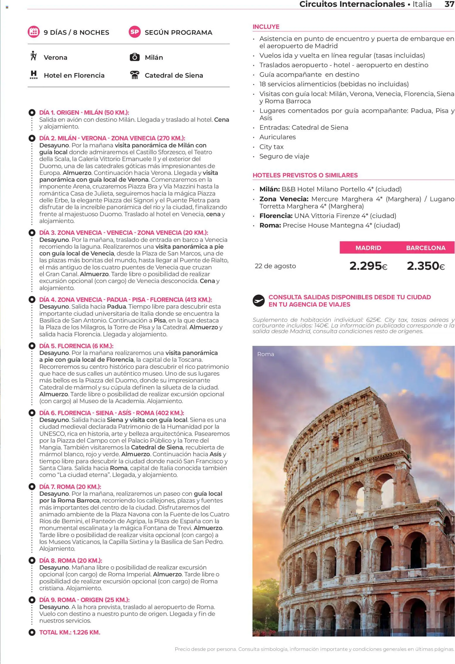 Viajes El Corte Inglés Circuitos exclusivos │ válido desde el 28.03.2026 | Página: 37 | Productos: Auriculares