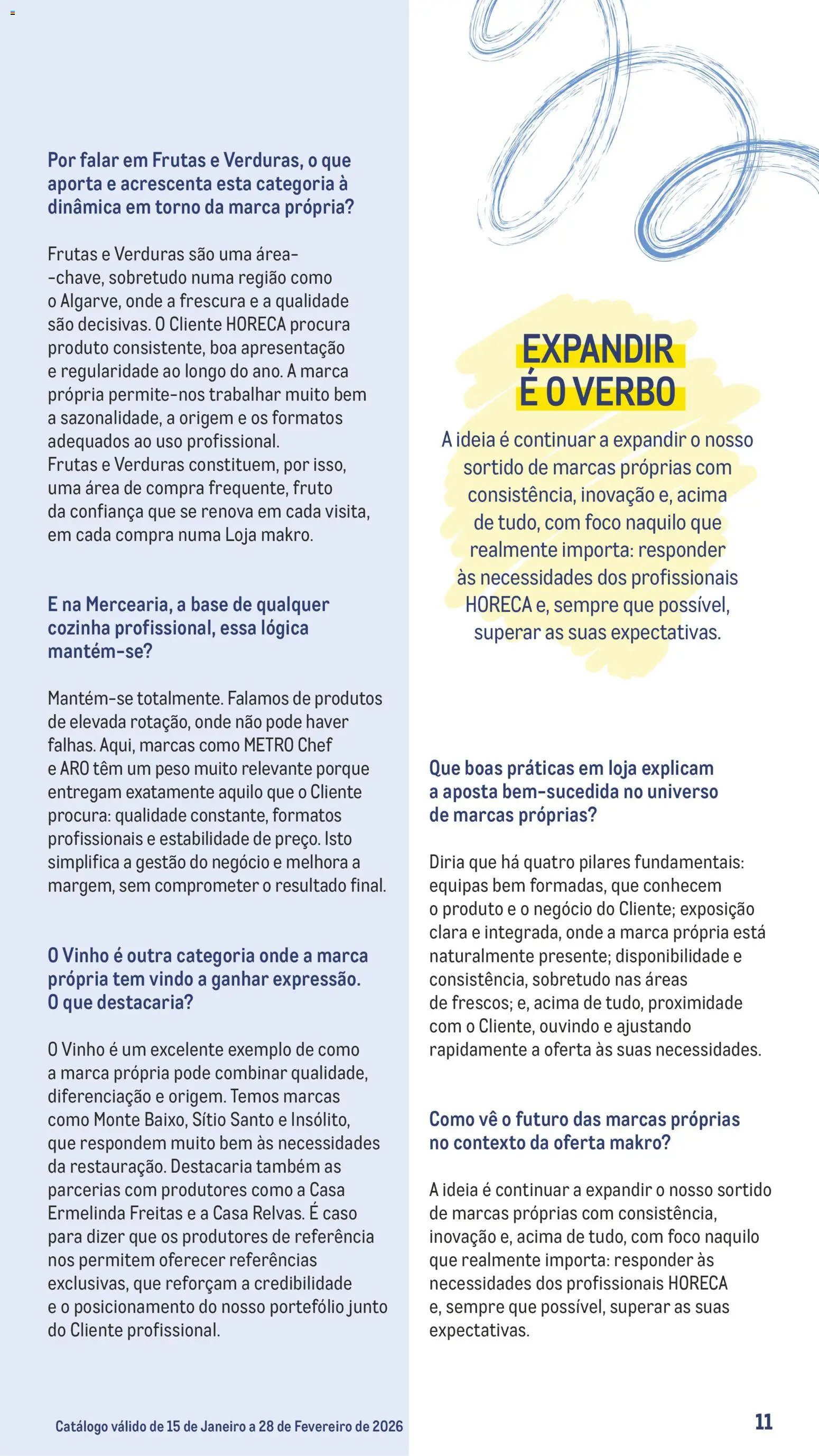 Makro Especial Marcas Próprias  │ válido de 15.01.2026 | Página: 11 | Produtos: Base, Vinho